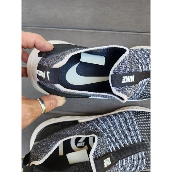 Nike React Phantom Run Flyknit 2  Nike React Phantom Run Flyknit 2 Black White Oreo Size 9.5 Women\'s Running Shoes